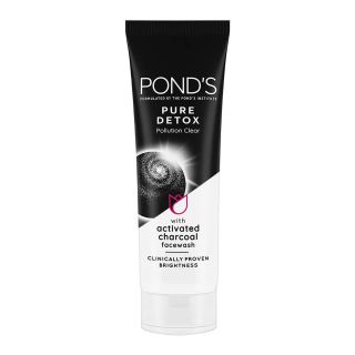 POND'S Pure Detox Anti-Pollution Purity Face Wash with Activated Charcoal, 100 g