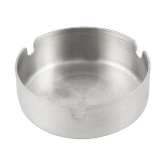 Stainless Steel High Grade Round Shape Ashtray – Silver Pm7