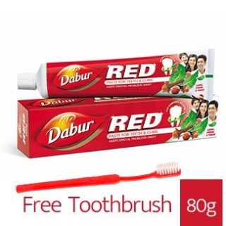 Dabur Red Toothpaste with Toothbrush, 80g