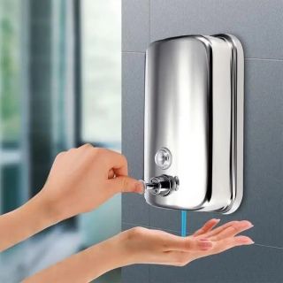 Wall Mounted Stainless Steel Manual Soap Dispenser Washroom Kitchen Bathroom Shower Dispenser 800ML DISPENSER