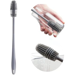 Long Handle Silicone Handle Bottle Cleaning Brush PM3
