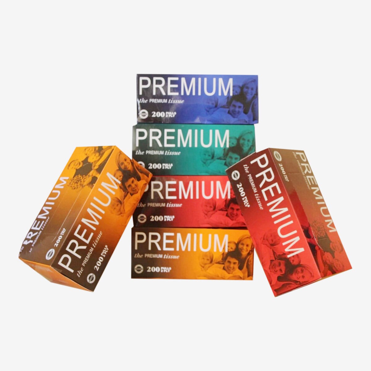 Premium Tissue 200 Pulls (Pack Of 10)