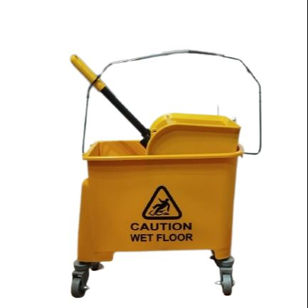Wringler Trolley /Single Bucket / Mop / Mop Bucket / Trolley /  Wringler Trolley