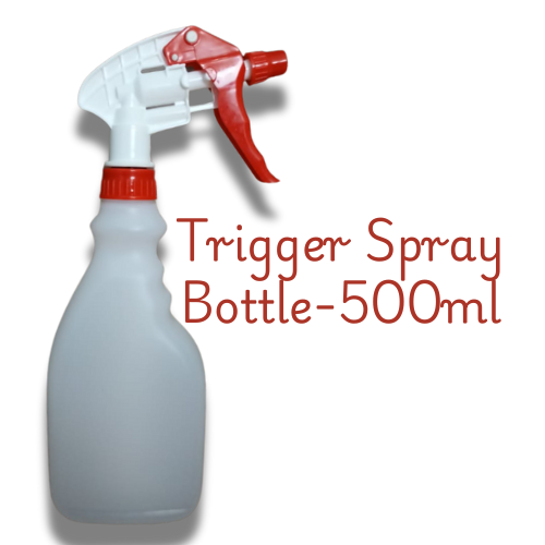 SPRAY BOTTLE /Red 500ml Heavy Duty Empty Plastic Water Trigger Spray Bottles for Household Gardening, Plant Watering, Car Valeting & Cleaning 16oz/500ml/ single piece
