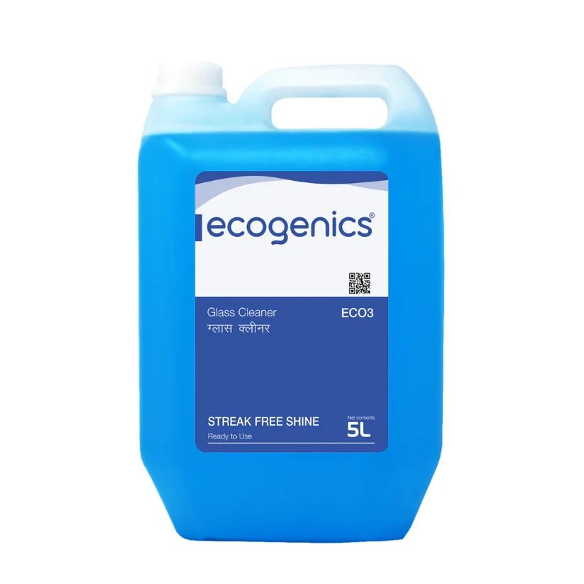 Ecogenics Glass Cleaner 5L | Streak-Free Ammonia-Free Glass & Mirror Cleaner