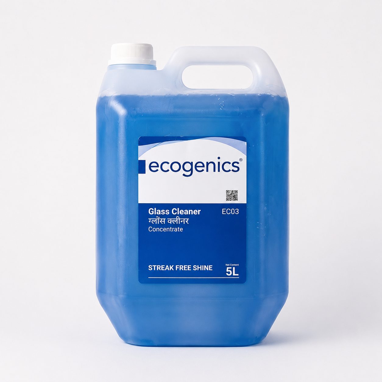 Ecogenics Glass Cleaner Concentrate 5L | Concentrated Streak-Free Ammonia-Free Formula